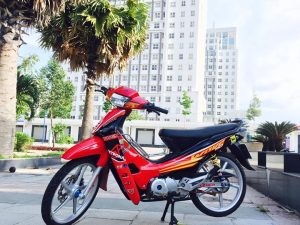 Xe Wave độ côn tay đầy tinh tế khoe sắc tại thành phố Bình Dương