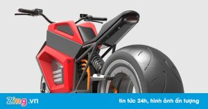 Mô tô điện không trục bánh sau siêu ấn tượng