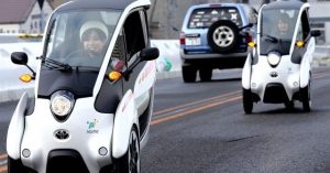 Đón chờ xế lạ Toyota i-Road trại triển lãm Vietnam Motor Show 2018