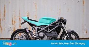 Ngắm Ducati 848 cafe fighter màu sắc lạ mắt