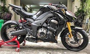 "Soi" Kawasaki Z1000 biển tứ quý 1,2 tỷ tại Sài Gòn