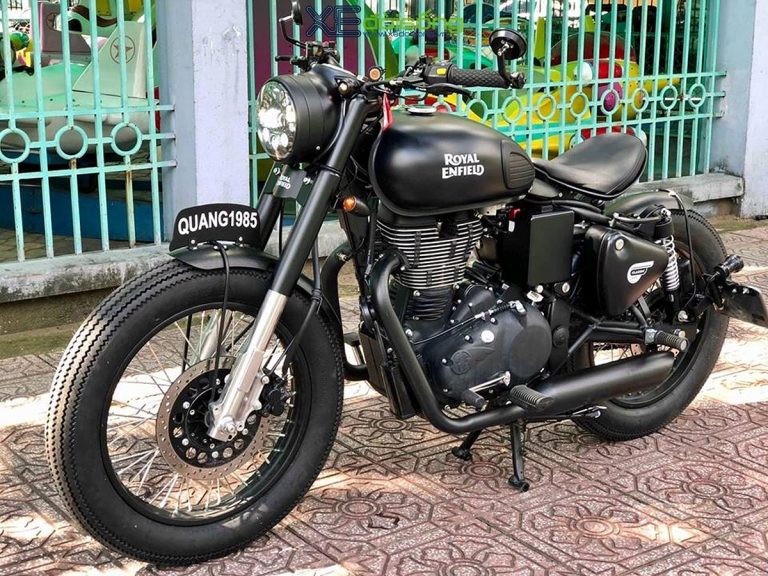 Ngắm Royal Enfield Classic 500 độ Bobber chất lừ