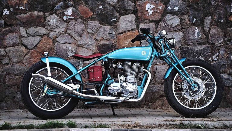 Ngắm Royal Enfield Classic độ phong cách bobber cổ điển