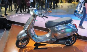 Ngắm xe tay ga Vespa Elettrica sang chảnh chạy điện