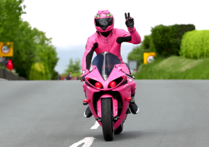 Khi xe ngầu khoác áo hồng xuống phố