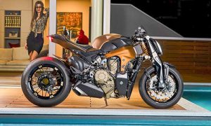 Siêu môtô độ Ducati V4 Penta có giá hơn 2,6 tỷ đồng