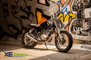 Xe "bèo" Dealim 125 hóa Cafe Racer chất chơi