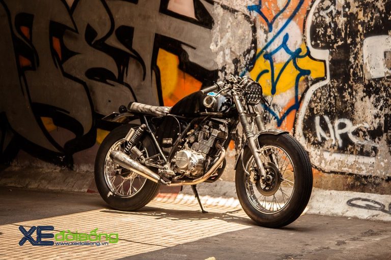Xe "bèo" Dealim 125 hóa Cafe Racer chất chơi