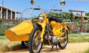 Honda Super Cub độ sidecar 3 bánh cực chất