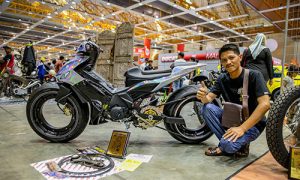 Xe côn tay “không vành” cực độc tại Malaysia