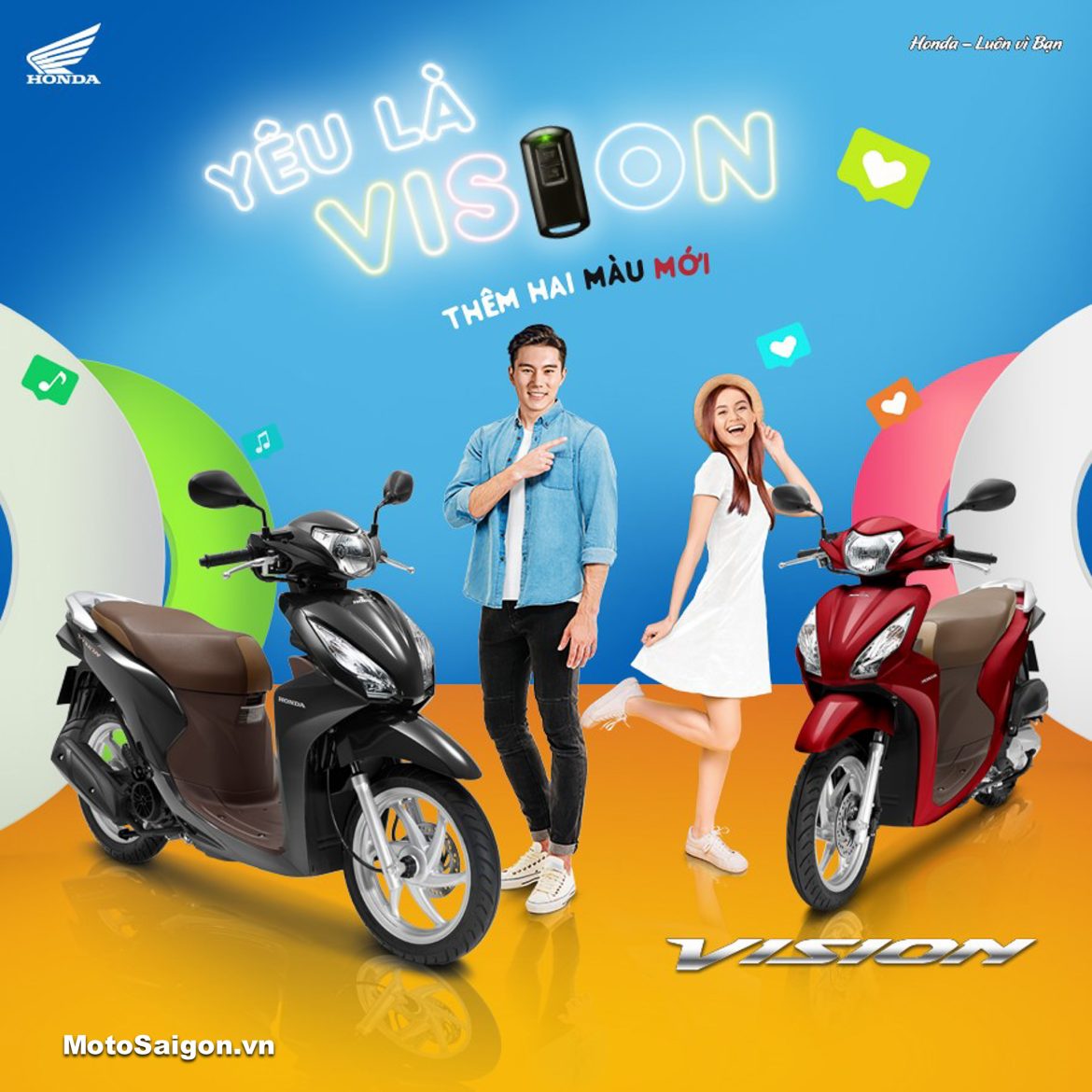 Honda Việt Nam công bố giá bán VISION phiên bản mới 2019