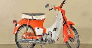 Ngắm huyền thoại 1966 Honda Super Cub 50 ngoại hình lung linh