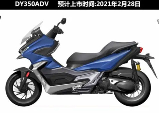 Xe ga DY ADV350: "Anh em thất lạc" của Honda ADV350 tại Trung Quốc - 2