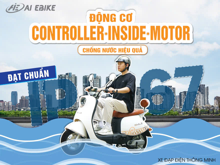 chuẩn chống nước IP67 xe điện