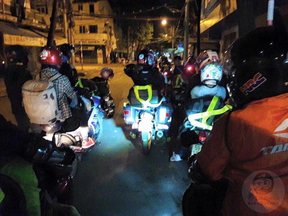 dây phản quang bảo hộ mô tô