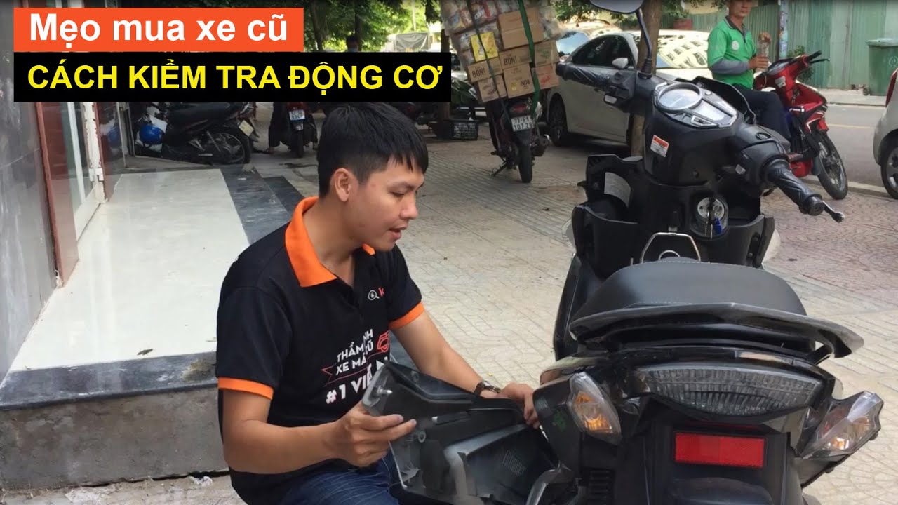 kiểm tra động cơ moto cũ