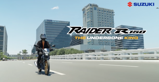Suzuki Raider R150 2025 màu xanh dương cá tính Suzuki Raider R150 2025 màu xanh dương cá tính
