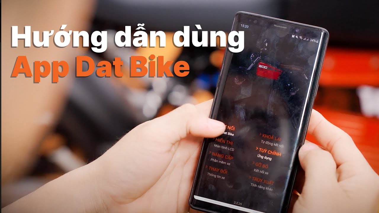 ứng dụng Dat Bike trên điện thoại