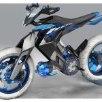Yamaha hydrogen motorcycle prototype