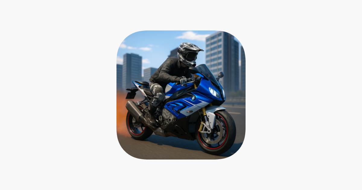 Biker kiểm tra xe mô tô