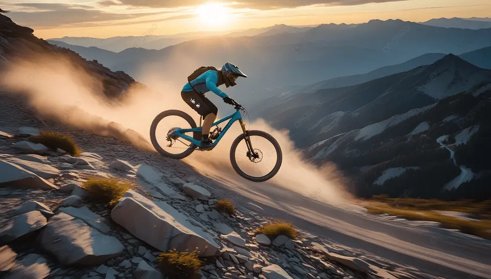 biker và xe lúc hoàng hôn biker và xe lúc hoàng hôn