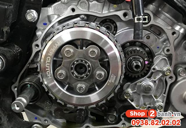 bộ nồi xe máy bị mòn