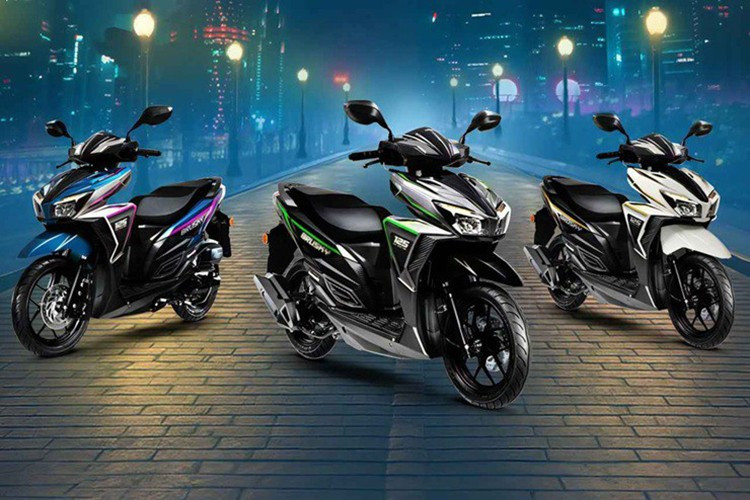 cận cảnh động cơ 125cc Kawasaki BRUSKY cận cảnh động cơ 125cc Kawasaki BRUSKY