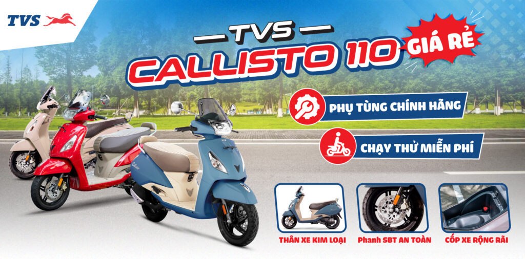 cốp xe TVS Callisto 110 cốp xe TVS Callisto 110