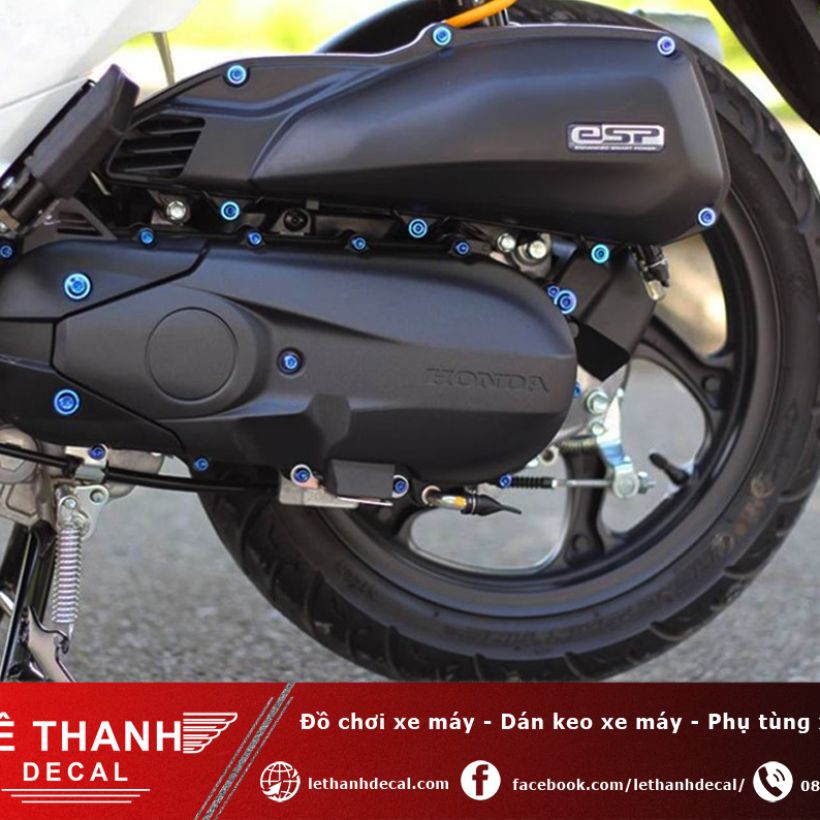 dàn ốc titan xe máy