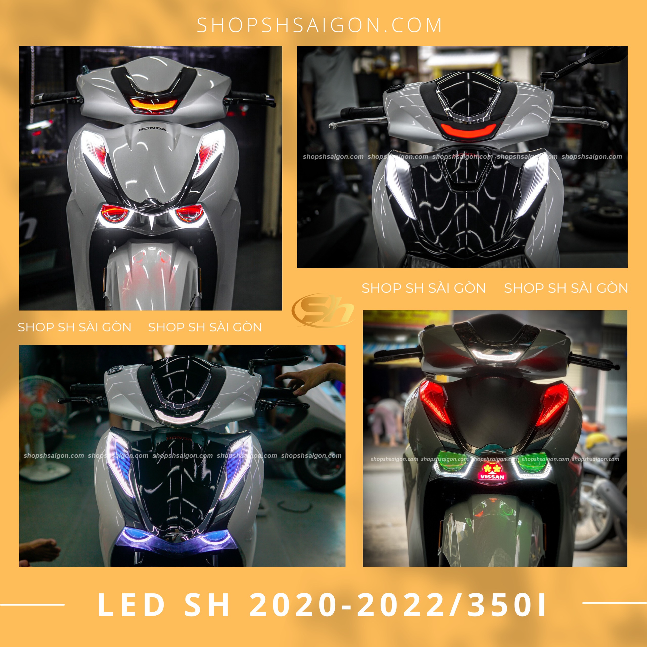 đèn pha LED SH mới đèn pha LED SH mới