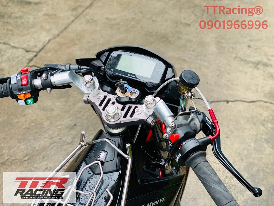 ghi đông clip-on xe độ