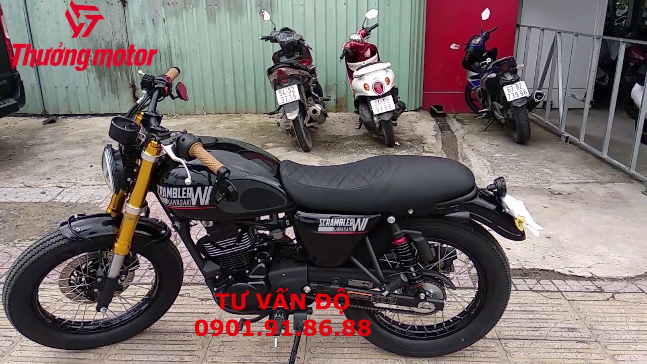 Kawasaki W175 độ cafe racer