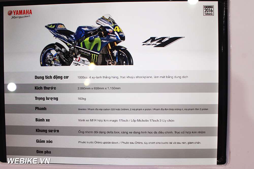 khung sườn Yamaha YZR-M1 V4