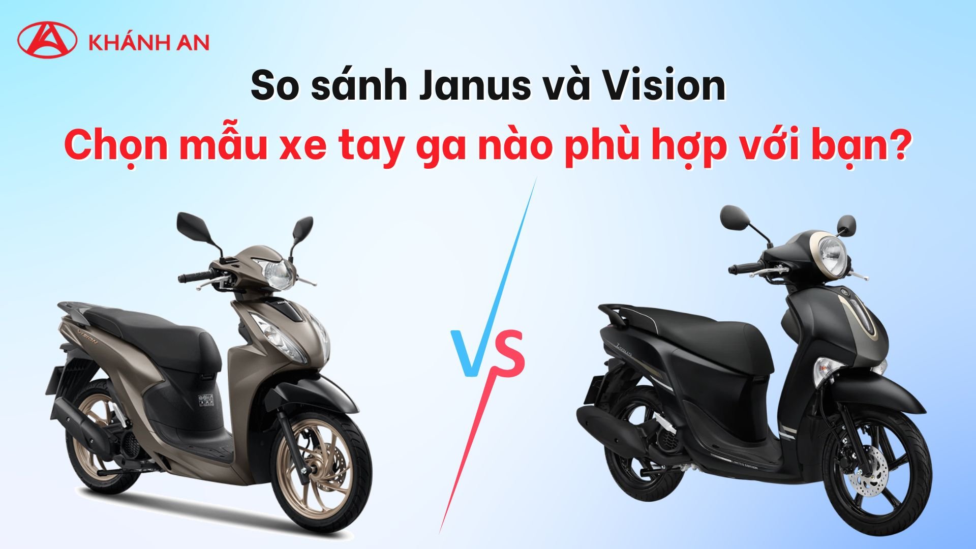 so sánh Honda Vision và Yamaha Janus so sánh Honda Vision và Yamaha Janus