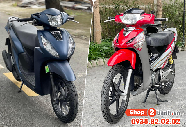 so sánh xe tay ga và xe số