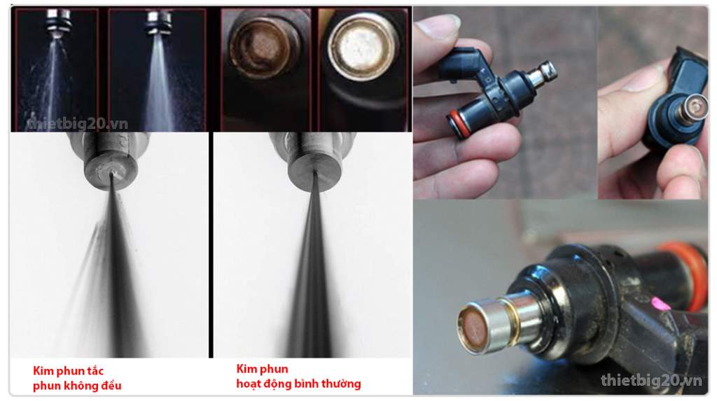 tự vệ sinh kim phun xe máy