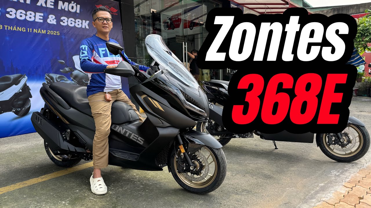 Zontes 368E ra mắt: Đe dọa ngôi vương của SH350i?