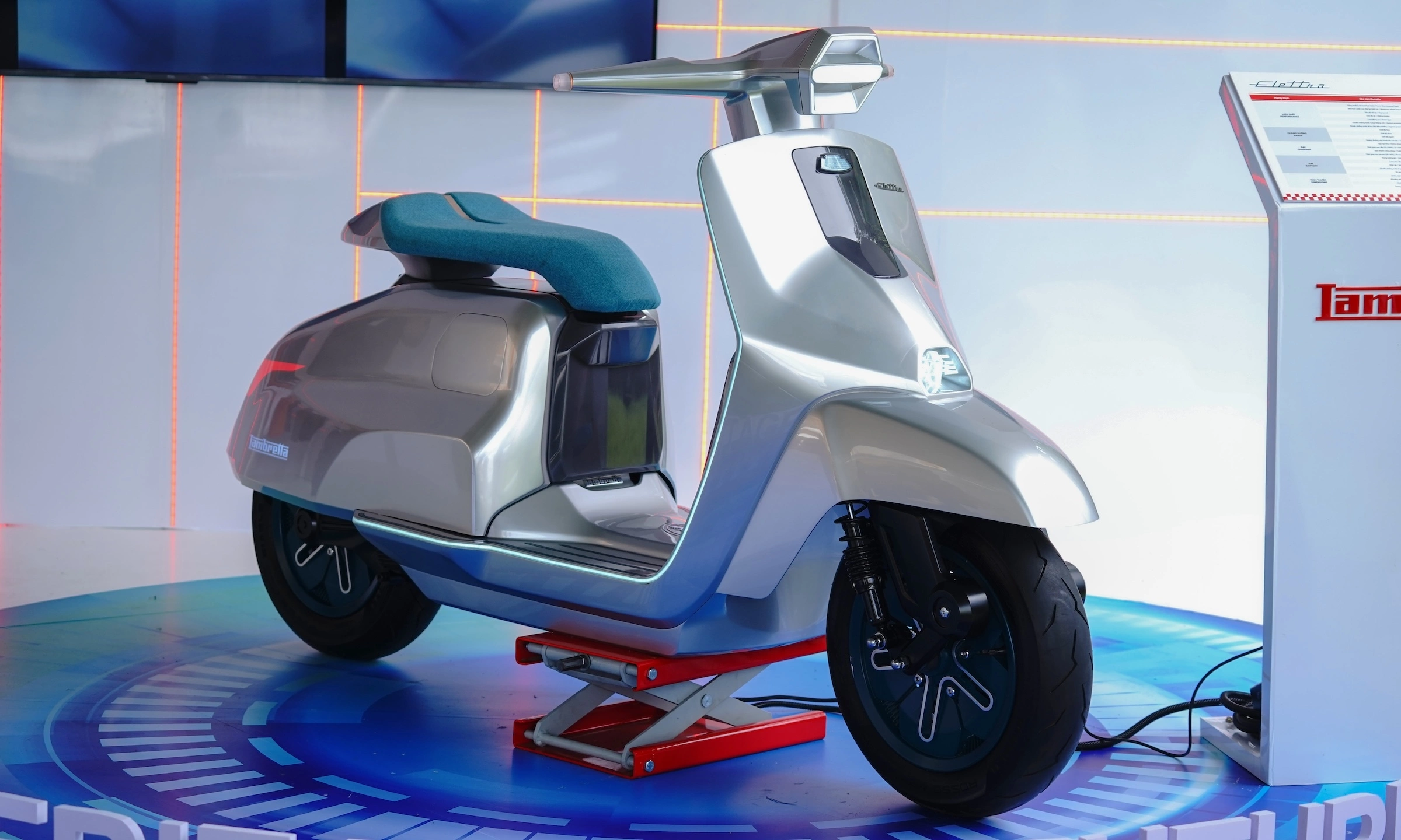 yên xe Lambretta Elettra S mở yên xe Lambretta Elettra S mở