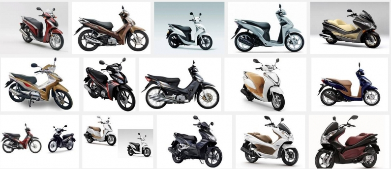 Xe máy phổ biến Việt Nam