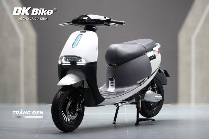 gia đình đi xe máy điện