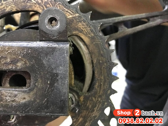 nhông sên dĩa mòn