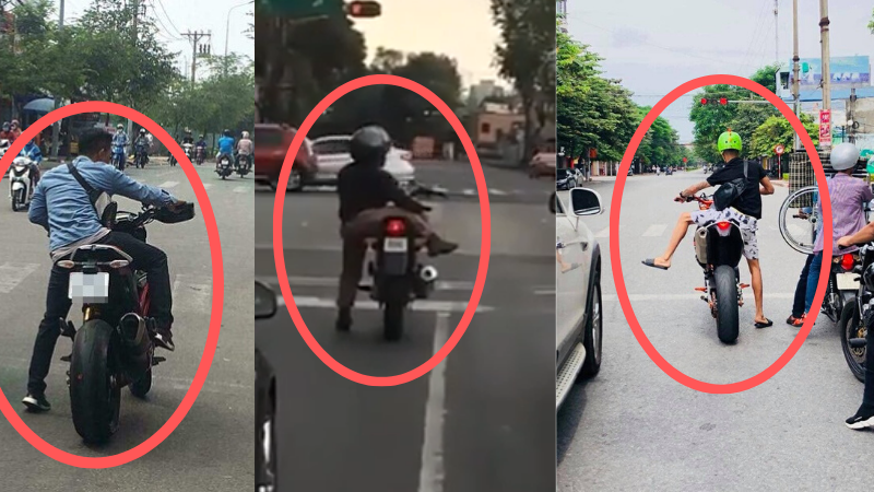 Những Pha Xử Lý ‘Đi Vào Lòng Đất’ Của Biker Việt