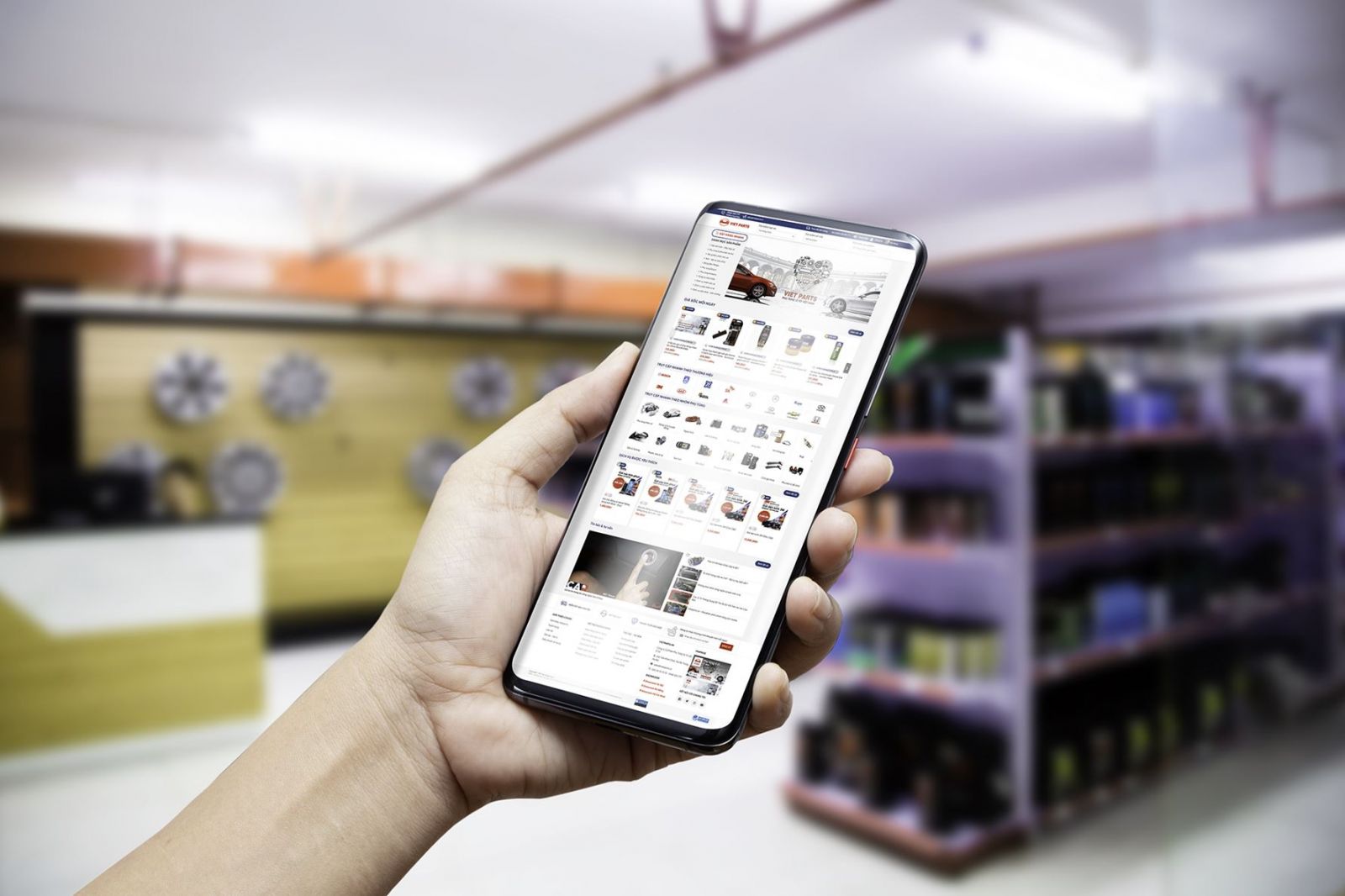 Thị trường phụ tùng online