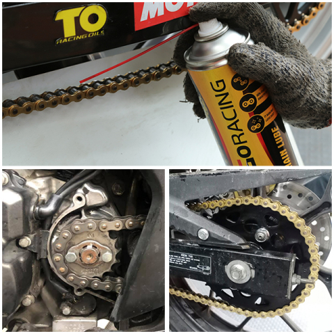 vệ sinh sên nhông dĩa xe máy