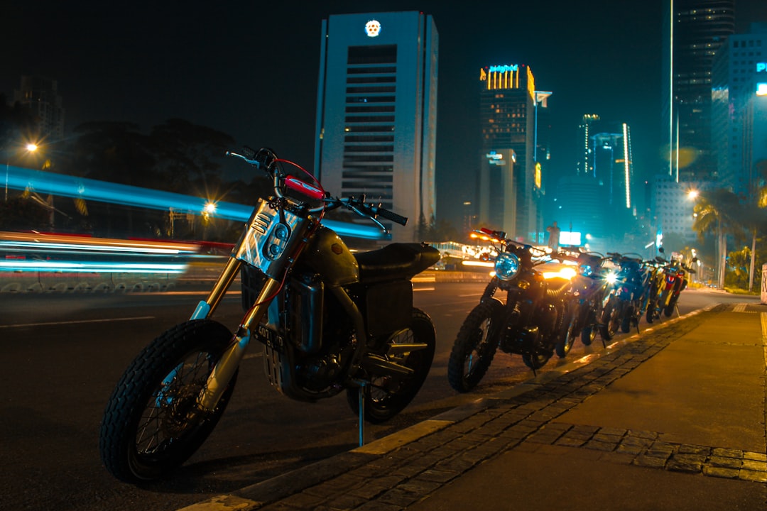 Biker trên đường phố