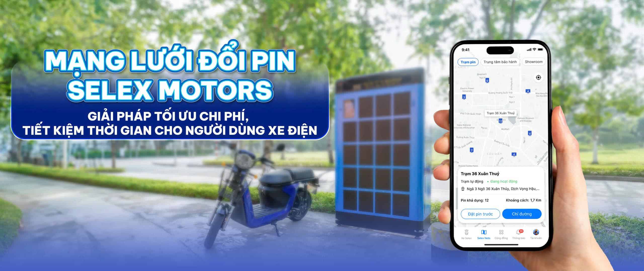 Người dùng đổi pin xe điện