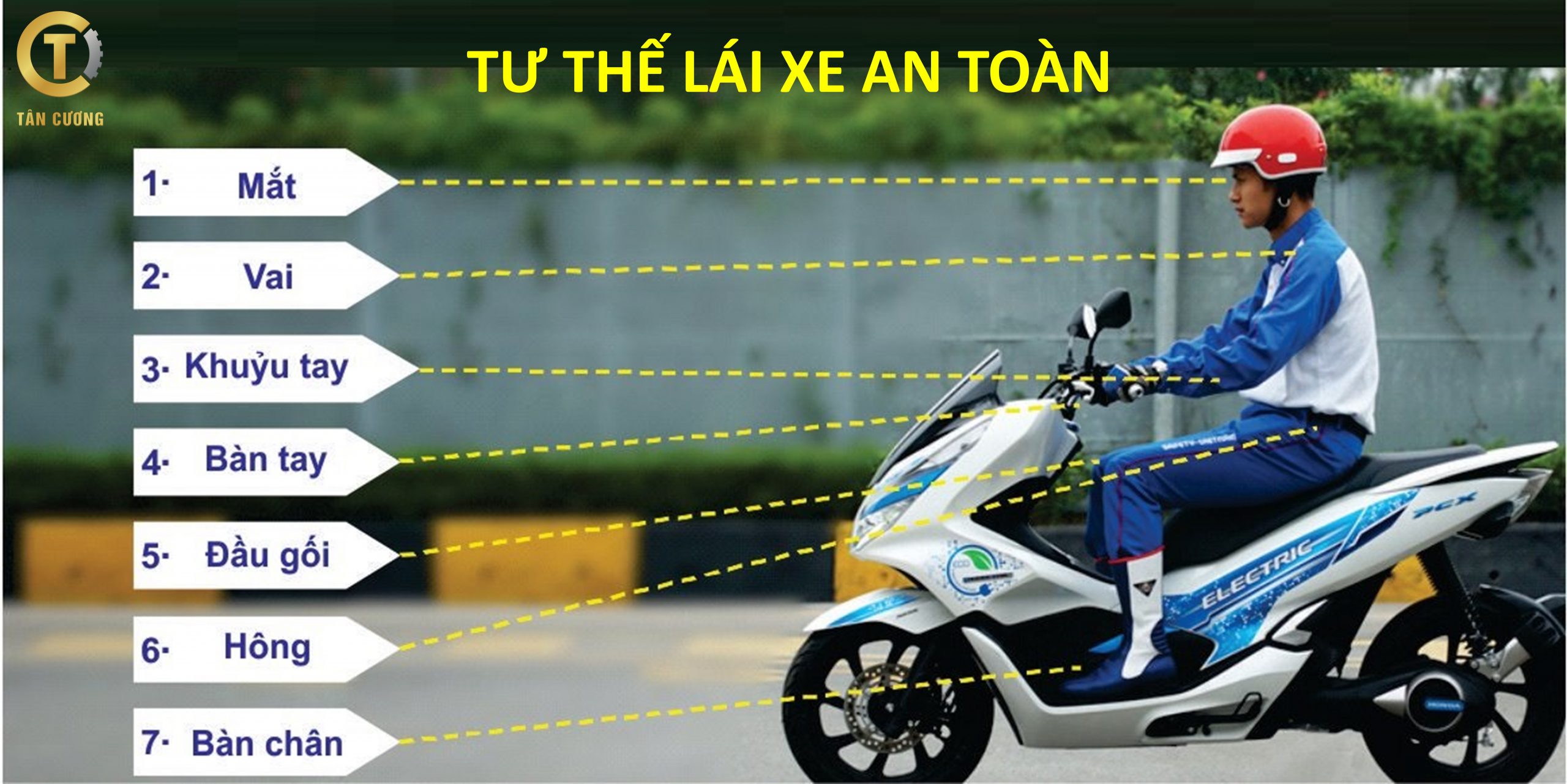 Tư thế lái xe an toàn